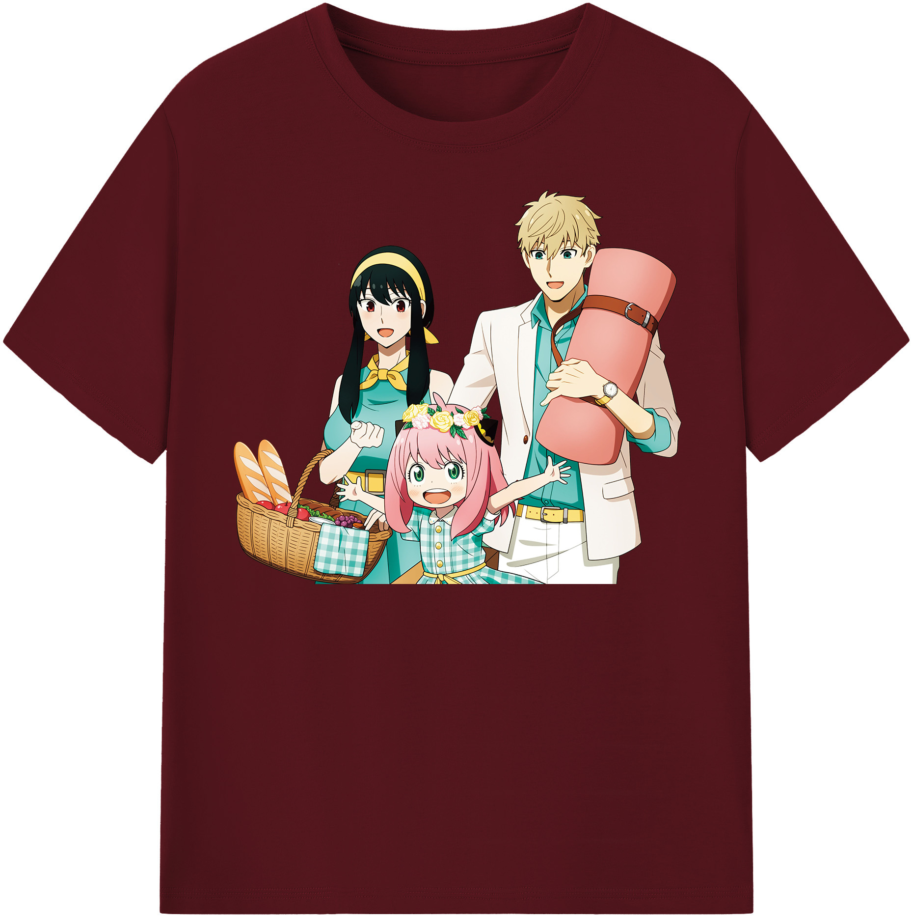 （画像用） SPY×FAMILY间谍家家酒 綿100％半袖Tシャツ（フロントプリント）
